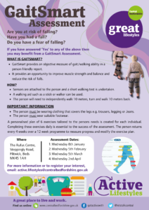 poster advertising gaitsmart assessment